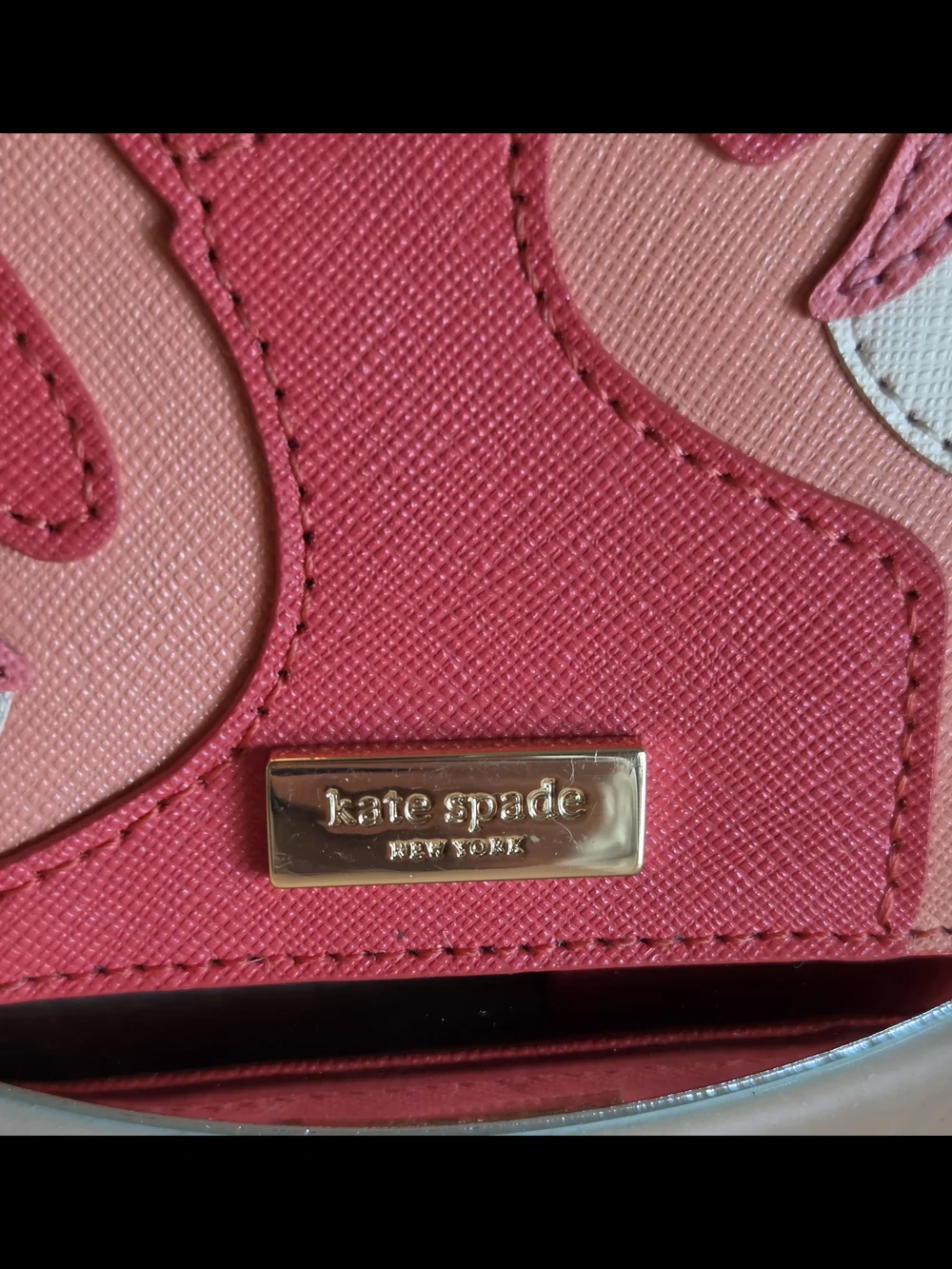 Kate Spade Pink Flamingo Passport Holder & Card Wallet
